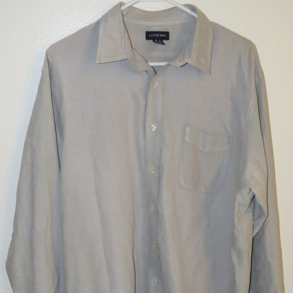 Lands End Mens Button Down